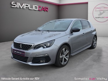 Peugeot 308 1.2 l 130 ch ss eat6 gt line apple carplay révisée garantie 12 mois caméra de recul occasion simplicicar vichy...