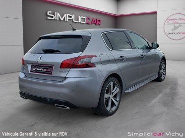 Peugeot 308 1.2 l 130 ch ss eat6 gt line apple carplay révisée garantie 12 mois caméra de recul occasion simplicicar vichy...