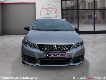 Peugeot 308 1.2 l 130 ch ss eat6 gt line apple carplay révisée garantie 12 mois caméra de recul occasion simplicicar vichy...
