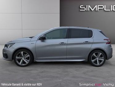 Peugeot 308 1.2 l 130 ch ss eat6 gt line apple carplay révisée garantie 12 mois caméra de recul occasion simplicicar vichy...