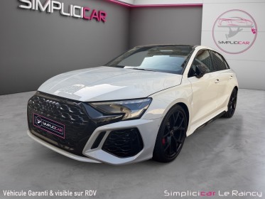 Audi rs3 sportback 2.5 tfsi 400 s sportback tronic 7 quattro performance française toit ouvrant full catalogue garantie...