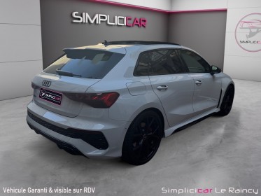 Audi rs3 sportback 2.5 tfsi 400 s sportback tronic 7 quattro performance française toit ouvrant full catalogue garantie...