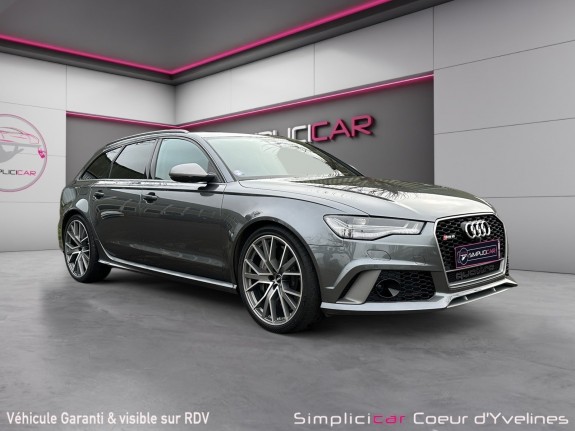 Audi rs6 avant performance v8 4.0 tfsi 605 quattro tiptronic 8 t.o/bose/camera/pack carbone/sieges chauffants... occasion...