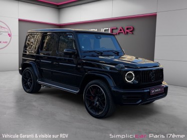 Mercedes classe g 63 amg suivis mercedes car play camera 360° garantie 12 mois occasion paris 17ème (75)(porte maillot)...