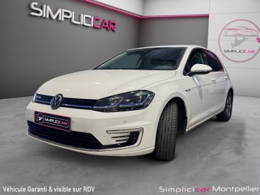 Volkswagen e-golf 136ch electrique garantie vw 2028 occasion montpellier (34) simplicicar simplicibike france