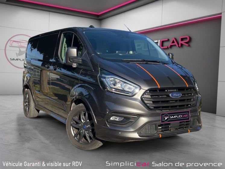 Ford transit custom fourgon l1h1 2.0 170 sport - 8000km - attelage - sièges chauffants - caméra - carplay occasion...