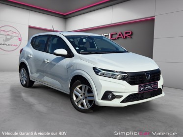 Dacia sandero tce 90 confort carplay radar ar navigation clim suivi dacia garantie 12 mois occasion simplicicar valence - ksv...