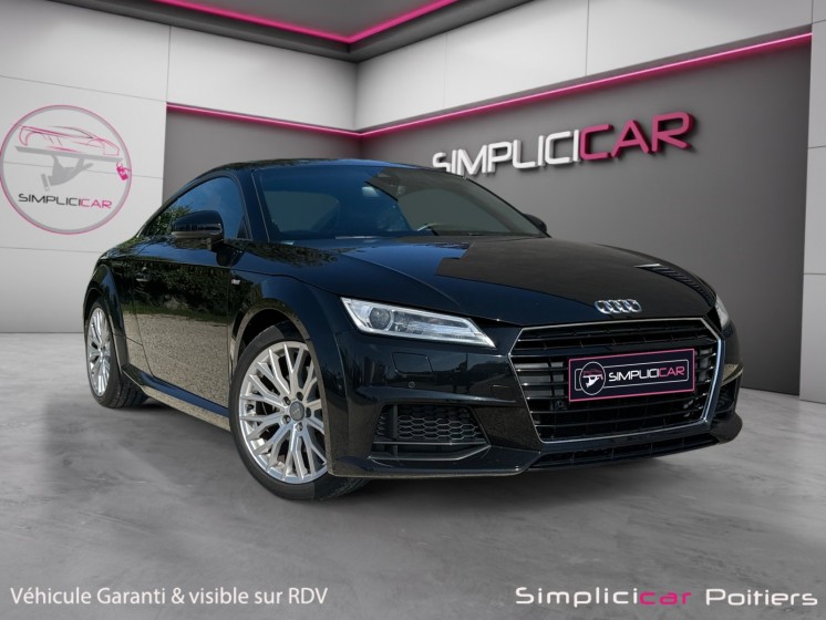 Audi tt coupe 1.8 tfsi 180 s tronic 7 s-line entretien audi virtual cockpit régulateur de vitesse gps garantie 12 mois...