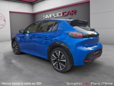 Peugeot 208 130 ss eat8 gt line toit panoramique/sieges chauffant occasion paris 17ème (75)(porte maillot) simplicicar...