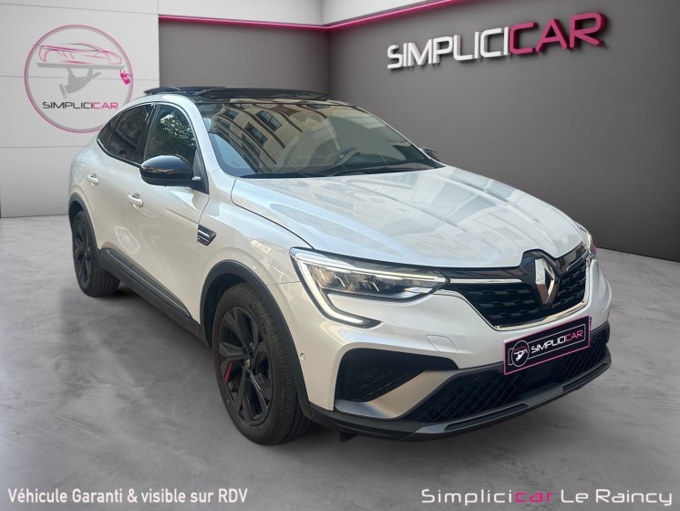 Renault arkana tce 160 edc fap - 22 r.s. line toit ouvrant full options, garantie 12 mois occasion simplicicar le raincy...