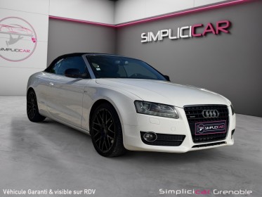 Audi a5 cabriolet v6 3.0 tdi 240 dpf quattro s line s tronic occasion simplicicar grenoble simplicicar simplicibike france