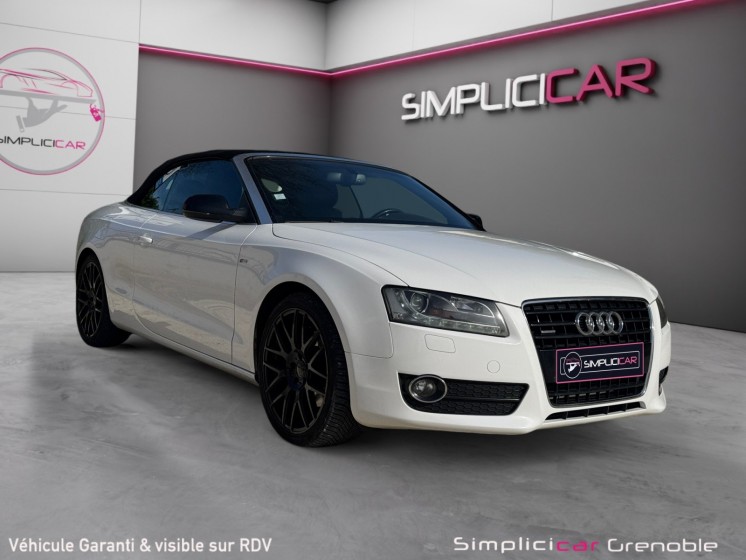 Audi a5 cabriolet v6 3.0 tdi 240 dpf quattro s line s tronic occasion simplicicar grenoble simplicicar simplicibike france