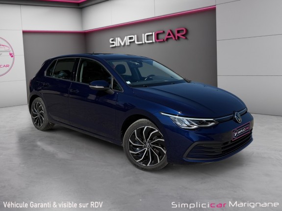 Volkswagen golf 8 1,5 etsi dsg7 150 ch life 1st carplay camera de recul pack led ambiance garantie 12 mois occasion...