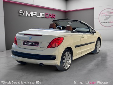 Peugeot 207 cc 1.6 vti 16v 120ch feline entretien complet garantie 12 mois occasion simplicicar royan simplicicar...