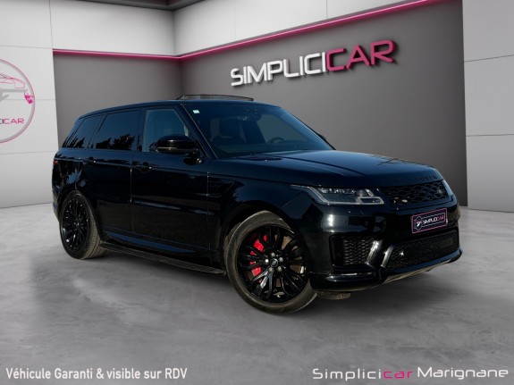 Land rover range rover sport 2.0i turbo hybrid - toit ouvrant - sièges chauffant - volant chauffant - suivie land rover -......