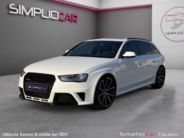 Audi rs4 avant v8 4.2 fsi 450 quattro s-tronic - suivi entretien - ligne akrapovic - toit ouvrant - sièges chauffants...