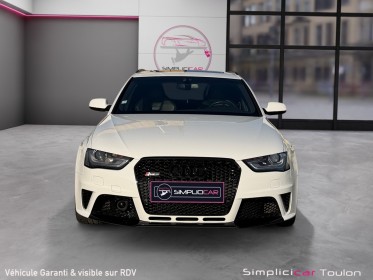 Audi rs4 avant v8 4.2 fsi 450 quattro s-tronic - suivi entretien - ligne akrapovic - toit ouvrant - sièges chauffants...