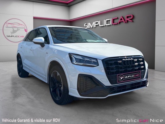 Audi q2 30 tdi 116 s tronic 7 s line plus-pack black-matrix-meplat occasion  simplicicar nice - pfvauto simplicicar...