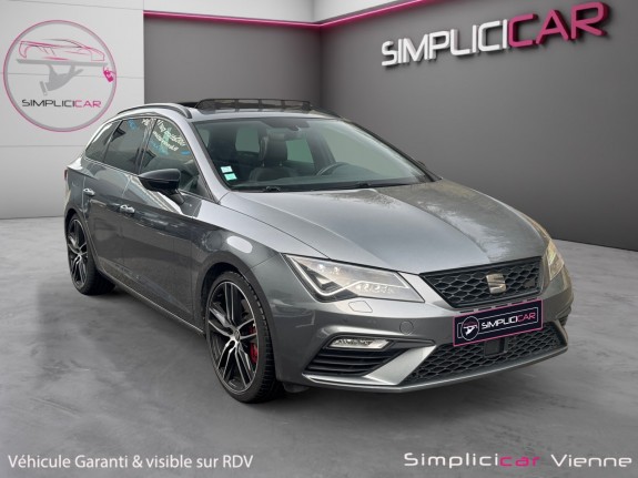 Seat leon st 2.0 tsi 300 dsg6 4drive cupra garantie 12 mois occasion simplicicar vienne simplicicar simplicibike france