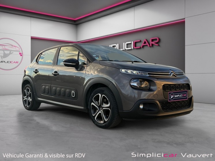 Citroen c3 c3 bluehdi 100 ss bvm6 feel radar de recul climatisation garantie 12 mois occasion simplicicar lunel simplicicar...