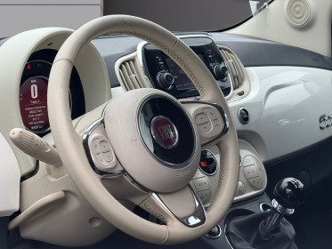 Fiat 500c serie 4 1.2 69 ch lounge cabriolet 1ère main gps bluetooth radar ar garantie 12 mois occasion simplicicar orleans...
