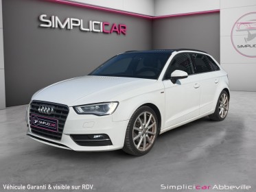 Audi a3 sportback 1.6 tdi 110 s line s tronic 7 garantie 12 mois occasion abbeville simplicicar simplicibike france