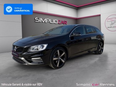 Volvo v60 2.0 150ch d3 geartronic 6 r-design - radar ar - historique complet occasion simplicicar rennes simplicicar...