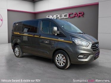 Ford transit custom fourgon 2.0 ecoblue 130ch limited l2h1  - 6 places - camera de recul - carplay occasion simplicicar...