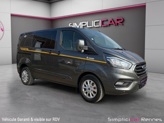 Ford transit custom fourgon 2.0 ecoblue 130ch limited l2h1  - 6 places - camera de recul - carplay occasion simplicicar...