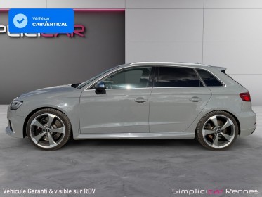 Audi rs3 sportback 2.5 tfsi 400ch s tronic 7 quattro - volant r8 carbone - moteur daza - sièges diamants - bo - camera...