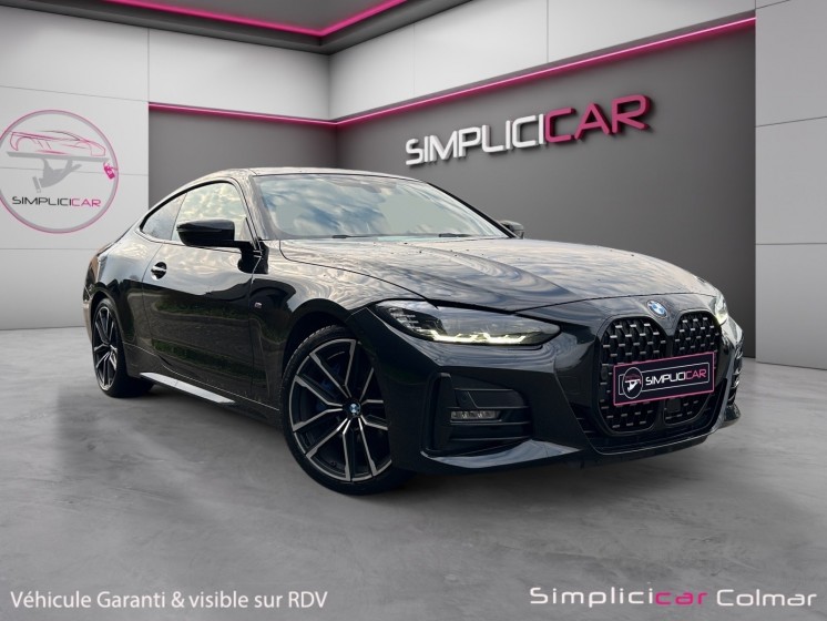 Bmw serie 4 coupe g22 430d xdrive 286 ch bva8 m sport to caméra de recul affichage tête haute garantie 12 mois occasion...