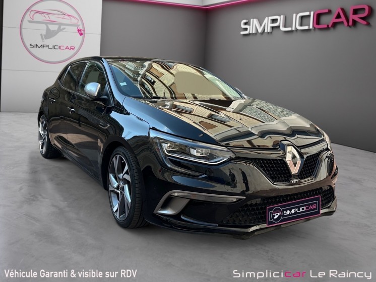 Renault megane iv berline tce 205 energy edc gt entretien full renault garantie 12 mois occasion simplicicar le raincy...