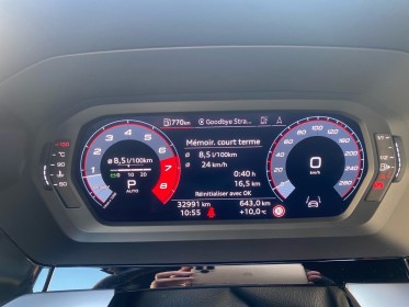 Audi a3 sportback 35 tfsi mild hybrid 150 s tronic 7 - camera de recul - regulateur adaptatif - garantie constructeur...