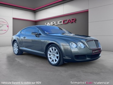 Bentley continental gt 6.0 w12 bi-turbo 560 granite saddle burr walnut suivi complet origine france occasion simplicicar...