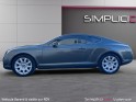 Bentley continental gt 6.0 w12 bi-turbo 560 granite saddle burr walnut suivi complet origine france occasion simplicicar...