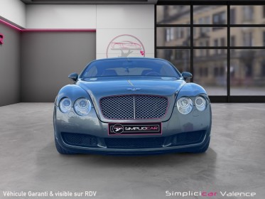 Bentley continental gt 6.0 w12 bi-turbo 560 granite saddle burr walnut suivi complet origine france occasion simplicicar...