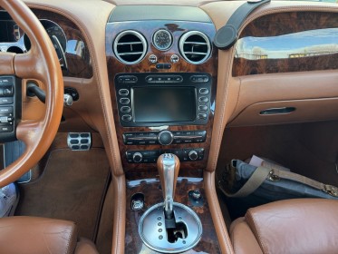 Bentley continental gt 6.0 w12 bi-turbo 560 granite saddle burr walnut suivi complet origine france occasion simplicicar...