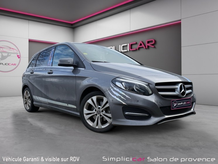 Mercedes classe b 200 d 7-g dct sensation - camera - radar av ar - garantie - financement occasion simplicicar salon de...