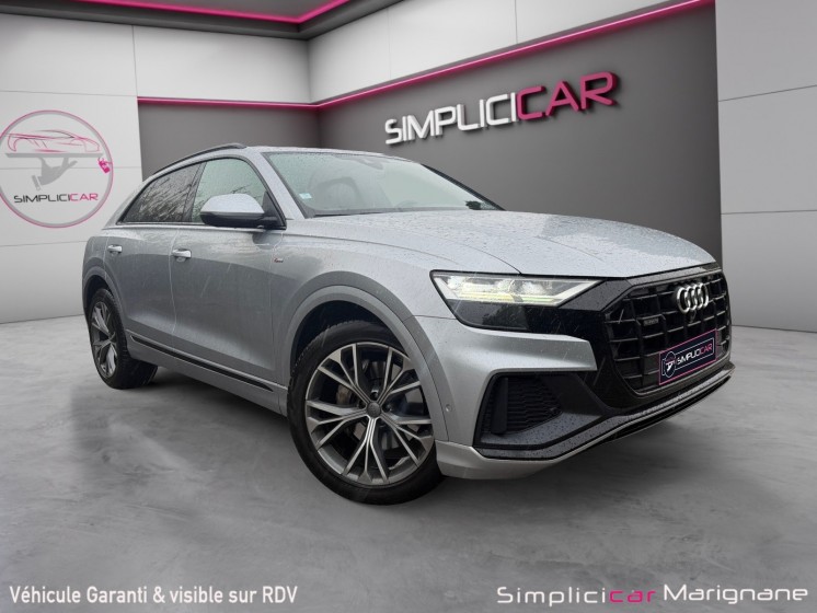 Audi q8 50 tdi 286 tiptronic 8 quattro s line garantie constructeur 2028 - carplay - camera 360 - regulateur de vitesse -...