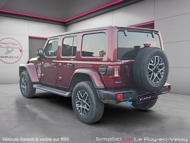Jeep wrangler unlimited 4xe 2.0 l t 380 ch phev 4x4 bva8 sahara occasion simplicicar velay simplicicar simplicibike france