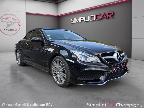 Mercedes classe e cabriolet 250 cdi fascination - sièges électriques - caméra 360 - entretien mercedes occasion...