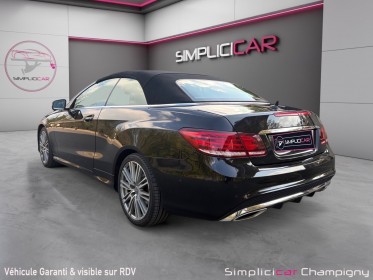 Mercedes classe e cabriolet 250 cdi fascination - sièges électriques - caméra 360 - entretien mercedes occasion...