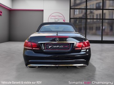 Mercedes classe e cabriolet 250 cdi fascination - sièges électriques - caméra 360 - entretien mercedes occasion...