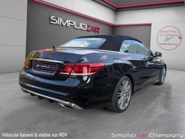 Mercedes classe e cabriolet 250 cdi fascination - sièges électriques - caméra 360 - entretien mercedes occasion...