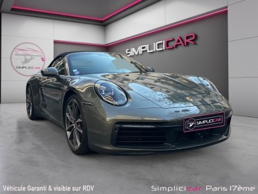 Porsche 911 carrera cabriolet 992 4 cabriolet 3.0i 385 pdk  garantie 12 mois occasion paris 17ème (75)(porte maillot)...