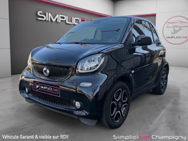 Smart fortwo coupe 1.0 71 ch ba6 prime - pack sport - caméra de recul - sièges chauffants en cuir - toit panoramique...