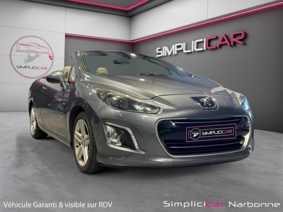Peugeot 308 cc 2.0 hdi 163ch fap féline a radar av ar bluetooth garantie 12 mois occasion simplicicar narbonne simplicicar...