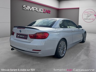 Bmw serie 4 cabriolet f33 420i 163 ch luxury a occasion simplicicar carcassonne simplicicar simplicibike france