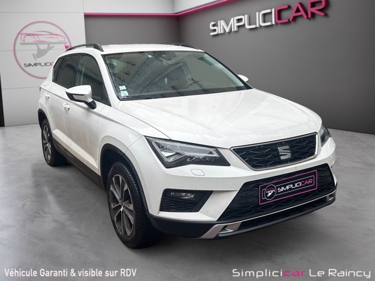 Seat ateca 1.0 tsi 115 ch start/stop style caméra de recul siège chauffant carplay garantie 12 mois occasion simplicicar le...