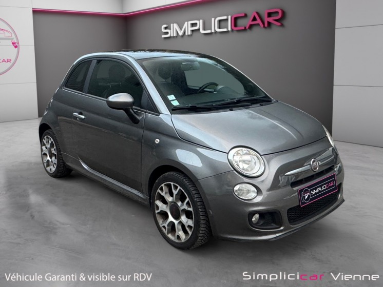 Fiat 500 1.2 8v 69 ch s garantie 12 mois occasion simplicicar vienne simplicicar simplicibike france